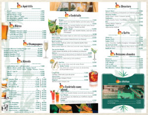 Carte Royan Sunset verso
